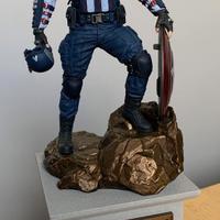 Statua Capitan America fatta a mano NUOVA SIGILLAT