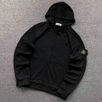 Stone Island Felpa Uomo con Zip Nera Taglia M