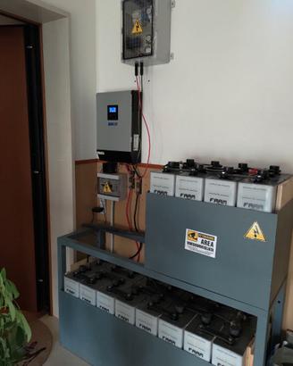 Banco Batterie 48V 735Ah FAAM 7HPS735 Fotovoltaico