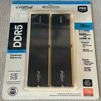 Crucial PRO DDR5 96GB 2x48GB Kit 5600 MT/s CL46