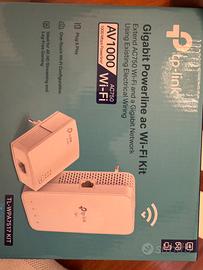 Kit porwline Wi-Fi TO-Link (2 kit) + router D-Link