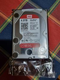 Hard Disk WDRED 4TB per NAS
