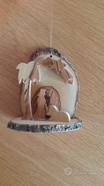 Set decorazioni natalizie in legno