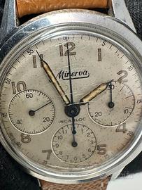 Minerva Chrono 36mm Valjoux72 RARISSIMO