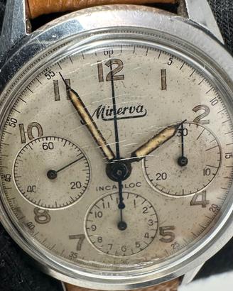 Minerva Chrono 36mm Valjoux72 RARISSIMO