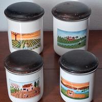 Barattoli vintage in porcellana Villeroy  & Boch
