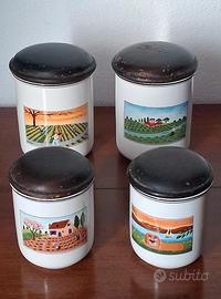 Barattoli vintage in porcellana Villeroy  & Boch
