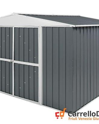 Box in Acciaio da giardino 360x345 grigio scuro