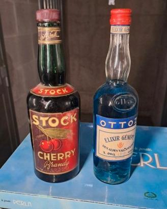 lotto due bottiglie vintage 