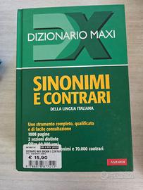 Dizionario dei sinonimi e contrari.