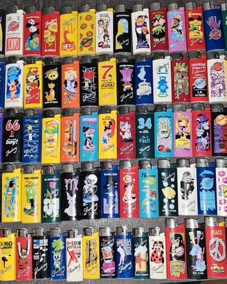 Accendini smoking da collezione-anni 2000-77pz