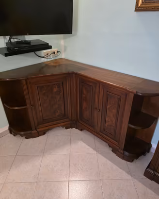 set mobili soggiorno cucina salotto il legno 