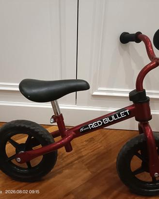 Red bullet chicco balance bike