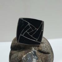 Anello vintage United colours of Benetton argento