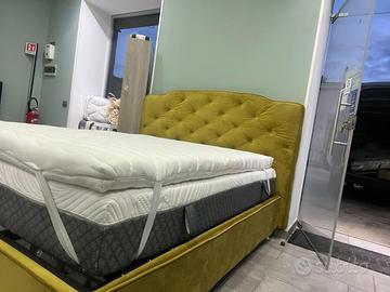 Topper memory 7 cm sfoderabile sottovuoto 160x190