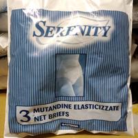 3 x Serenity mutandine rete elasticizzate tg.L 3pz