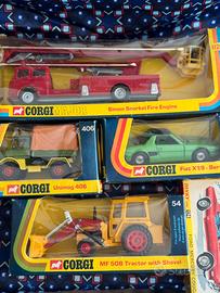 Lotto 4 Corgi Vintage '70 SIGILLATI + Omaggio