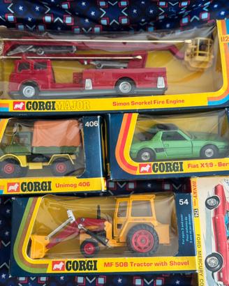 Lotto 4 Corgi Vintage '70 SIGILLATI + Omaggio