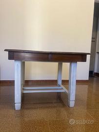 Tavolo noce antico restaurato