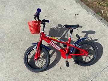Bicicletta per bambino/a cars