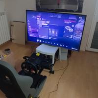 postazione ps5 + TV 55" curvo