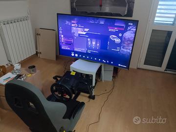 postazione ps5 + TV 55" curvo