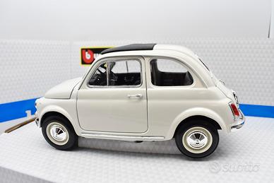 Modellino auto fiat 500 f scala 1:18 burago - Collezionismo In vendita a  Ancona