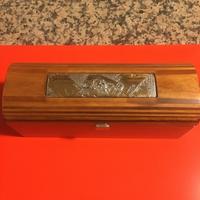 Cofanetto gioco carte e dadi vintage