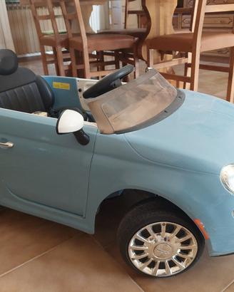 macchina a batteria  fiat 500