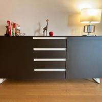 Madia moderna in legno 200x45 cm come nuova