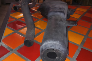 Scarico e collettori originali yamaha xt 600 3tb