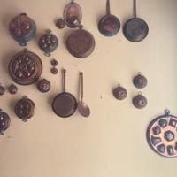 Pentolame, brocche stampi in rame antichi