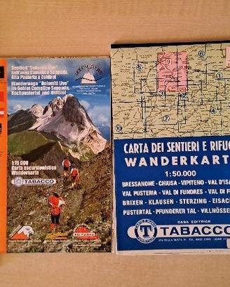 Cartine Tabacco Alto Adige-Belluno.