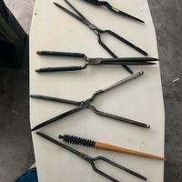 Arricciacapelli Antichi Ferro Parrucchiere Vintage