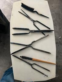 Arricciacapelli Antichi Ferro Parrucchiere Vintage