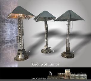 Lampade Brutalist - collezione JAIL