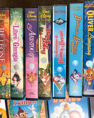 Lotto da 34 VHS i Classici Walt Disney originali