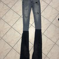 Jeans custom stacked