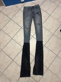 Jeans custom stacked