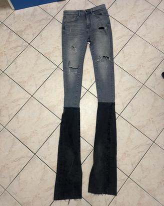 Jeans custom stacked