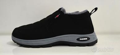 Scarpe uomo invernali imbottite nere taglia 45 
