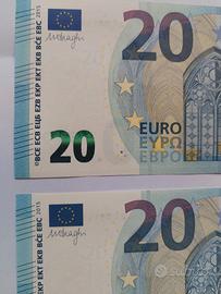 20 euro coppia banconote