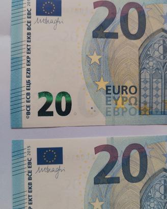 20 euro coppia banconote