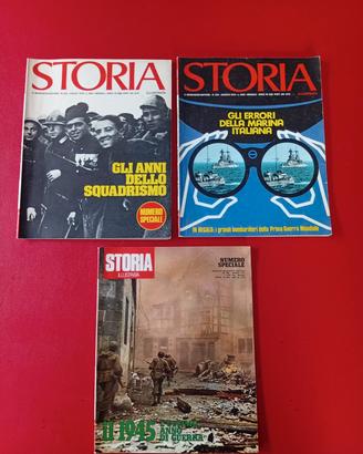 Riviste di storia vintage.