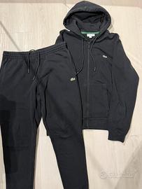 Tuta completa Lacoste nera