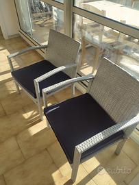 Salotto in rattan da esterno