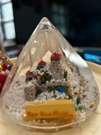 Miniature con neve