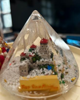 Miniature con neve