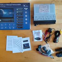 Autoradio 1DIN touch screen retrattile - Nuovo