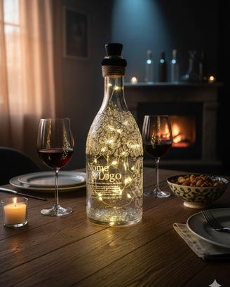 ✨ Magia Pura! Bottiglia Luminosa Personalizzata